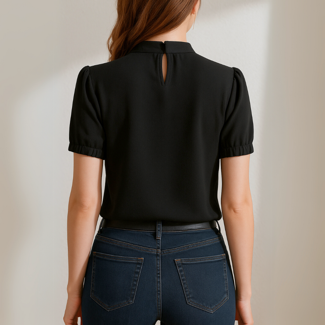 Indira | Blusa con mangas partidas