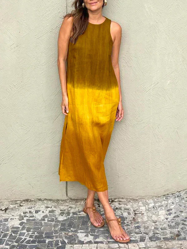Serena | Vestido elegante con estampado natural
