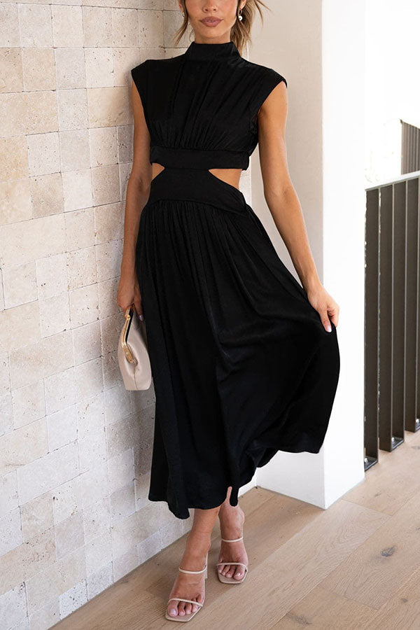 Sara | Vestido a media pierna con estilo fluido
