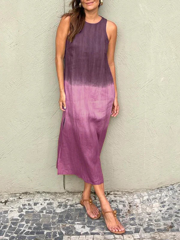 Serena | Vestido elegante con estampado natural
