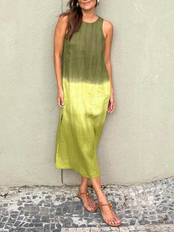 Serena | Vestido elegante con estampado natural