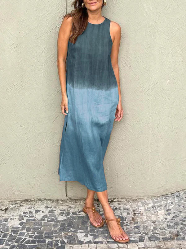 Serena | Vestido elegante con estampado natural