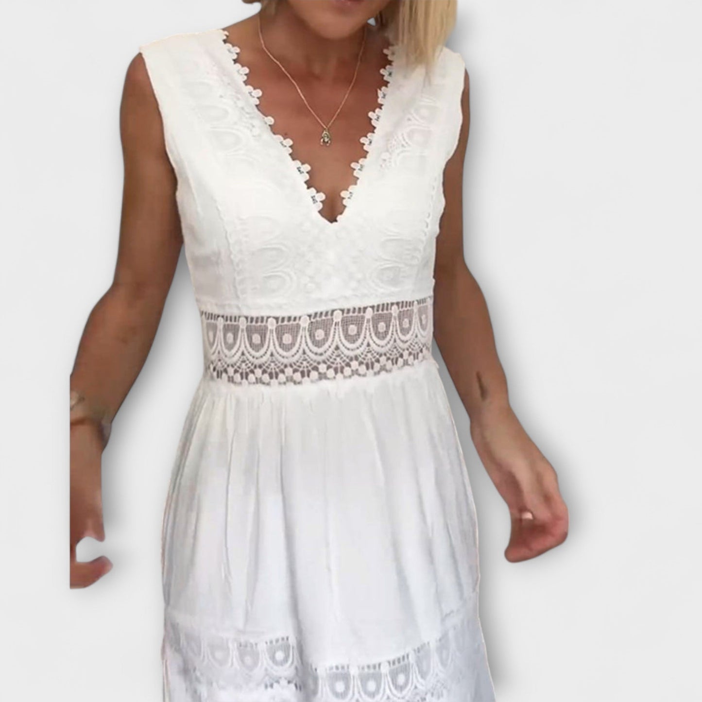Lidia | Vestido con encaje
