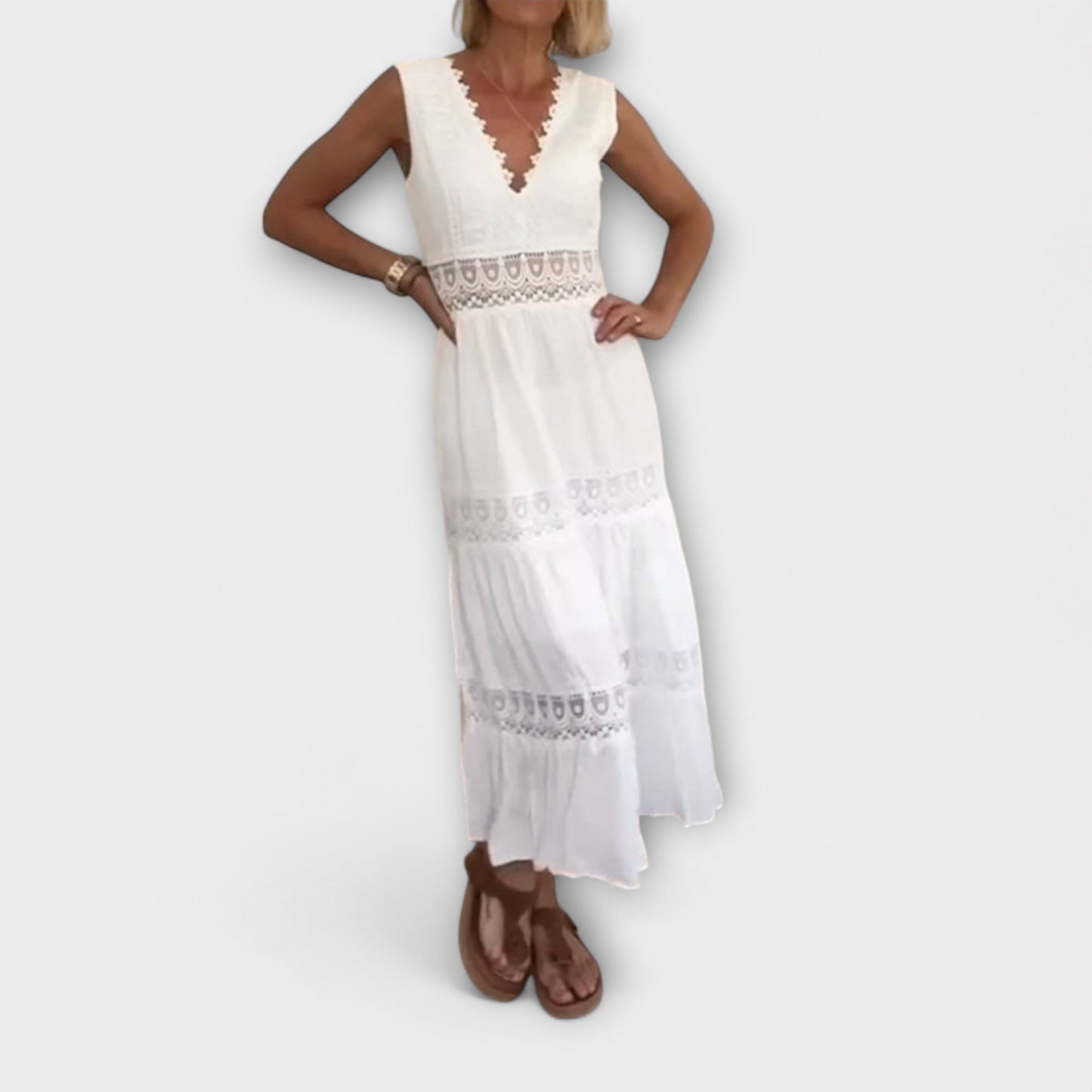Lidia | Vestido con encaje