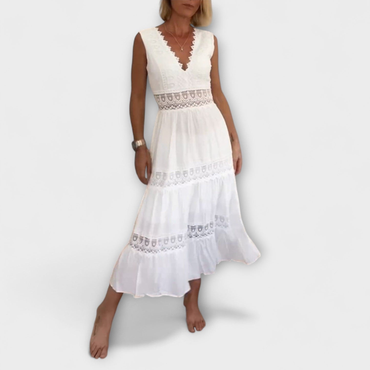 Lidia | Vestido con encaje