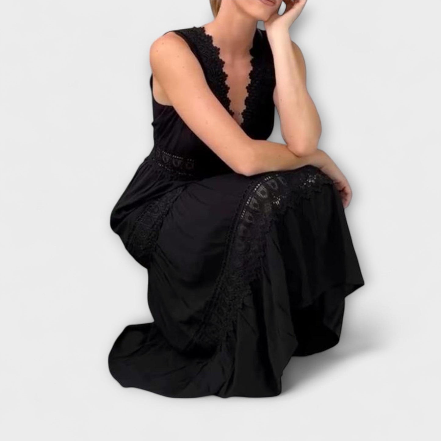 Lidia | Vestido con encaje