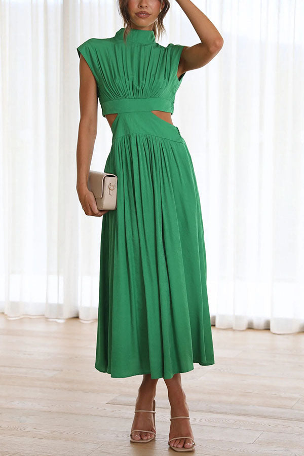Sara | Vestido a media pierna con estilo fluido