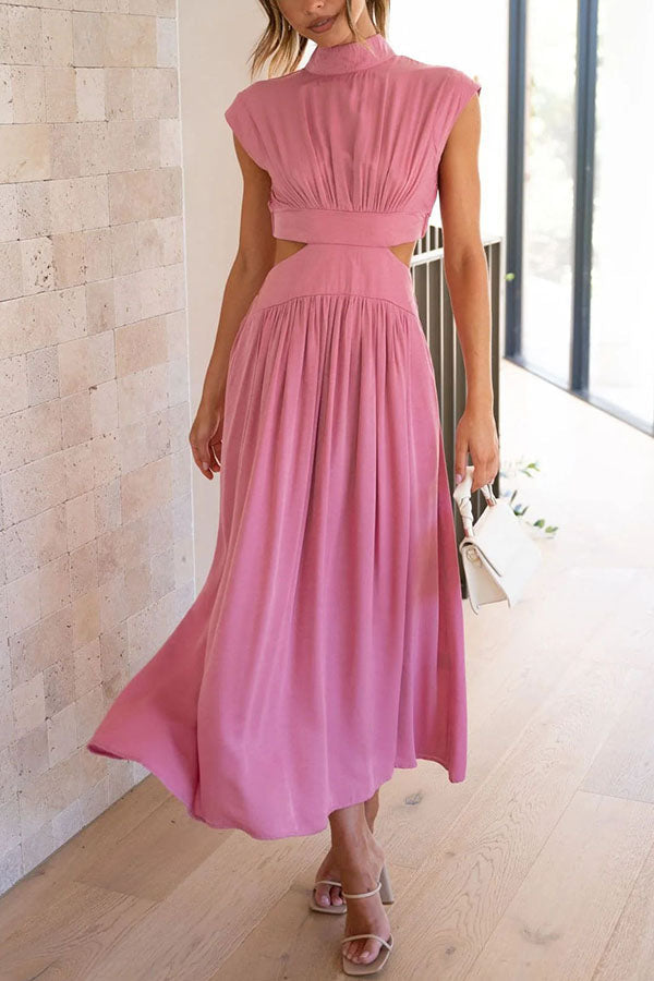 Sara | Vestido a media pierna con estilo fluido