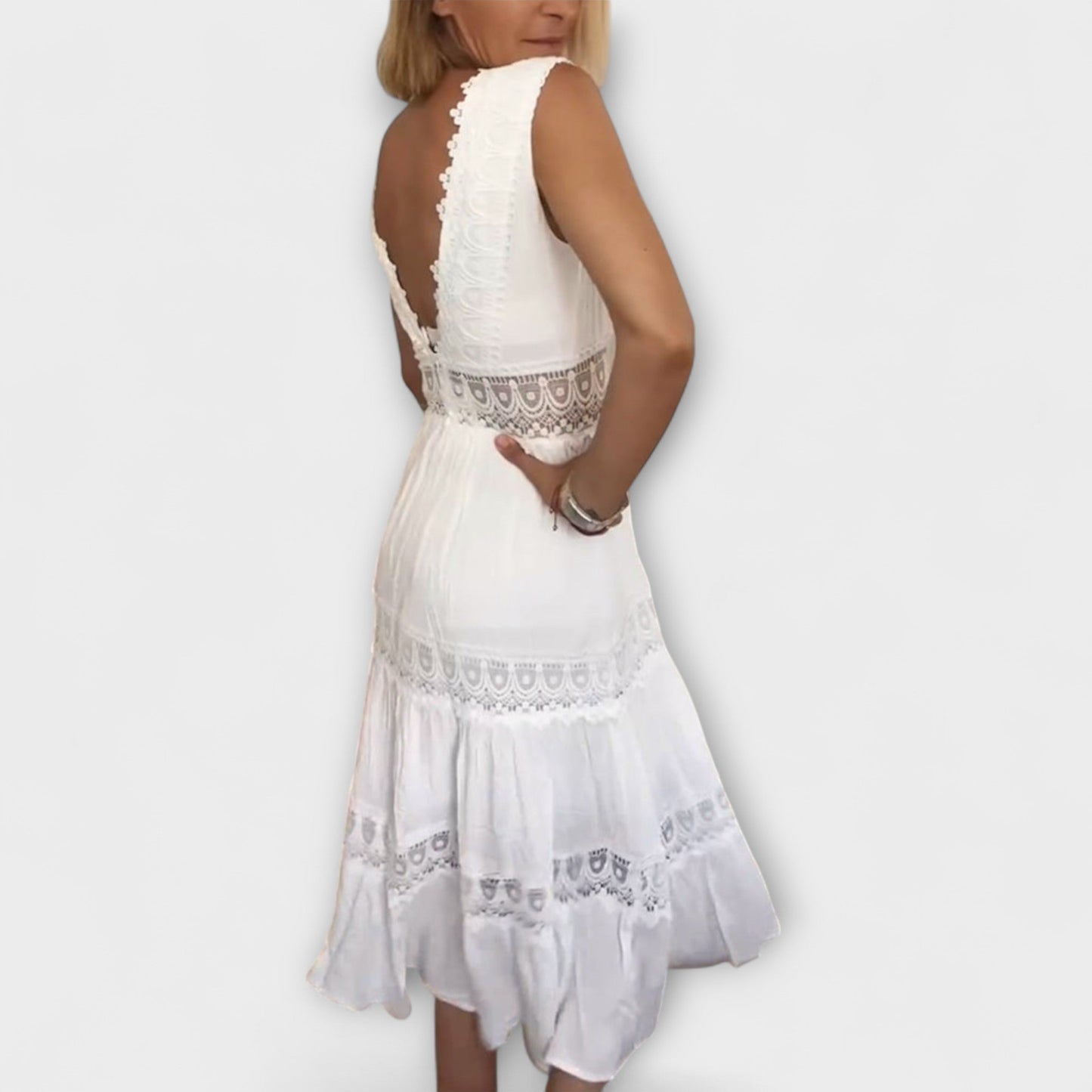 Lidia | Vestido con encaje