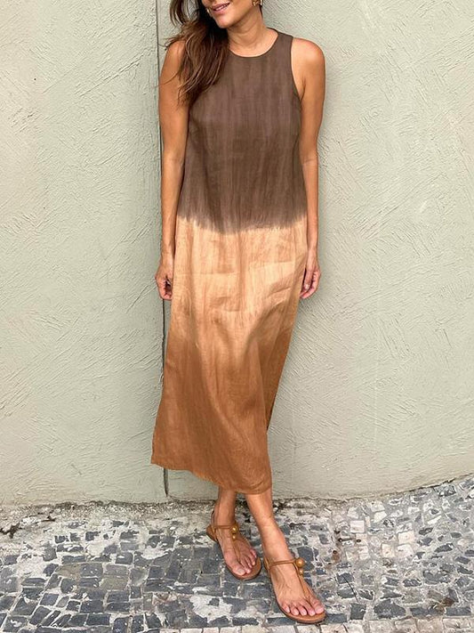 Serena | Vestido elegante con estampado natural